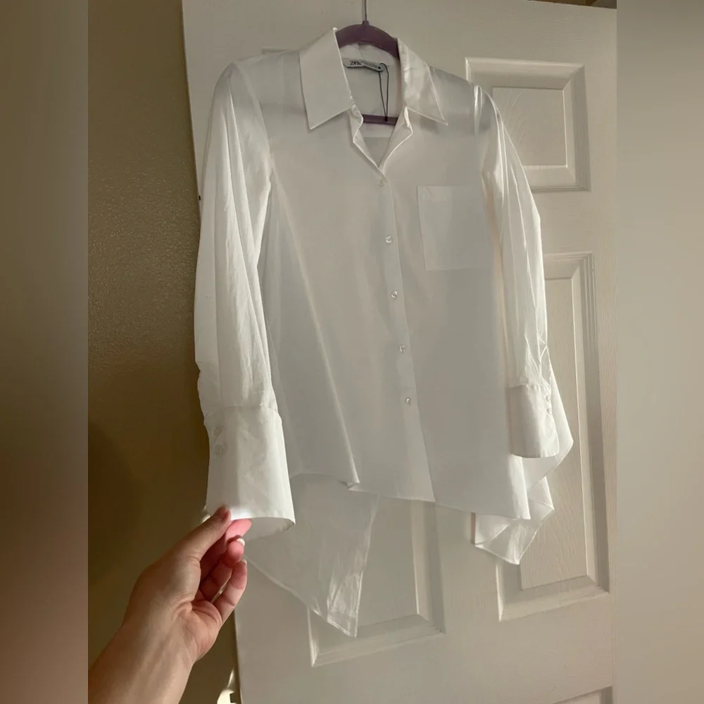 NEW Zara white shirt - Picture 1 of 5